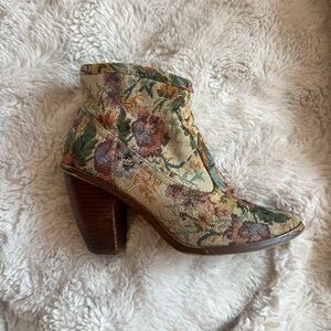 Floral Tapestry Boots